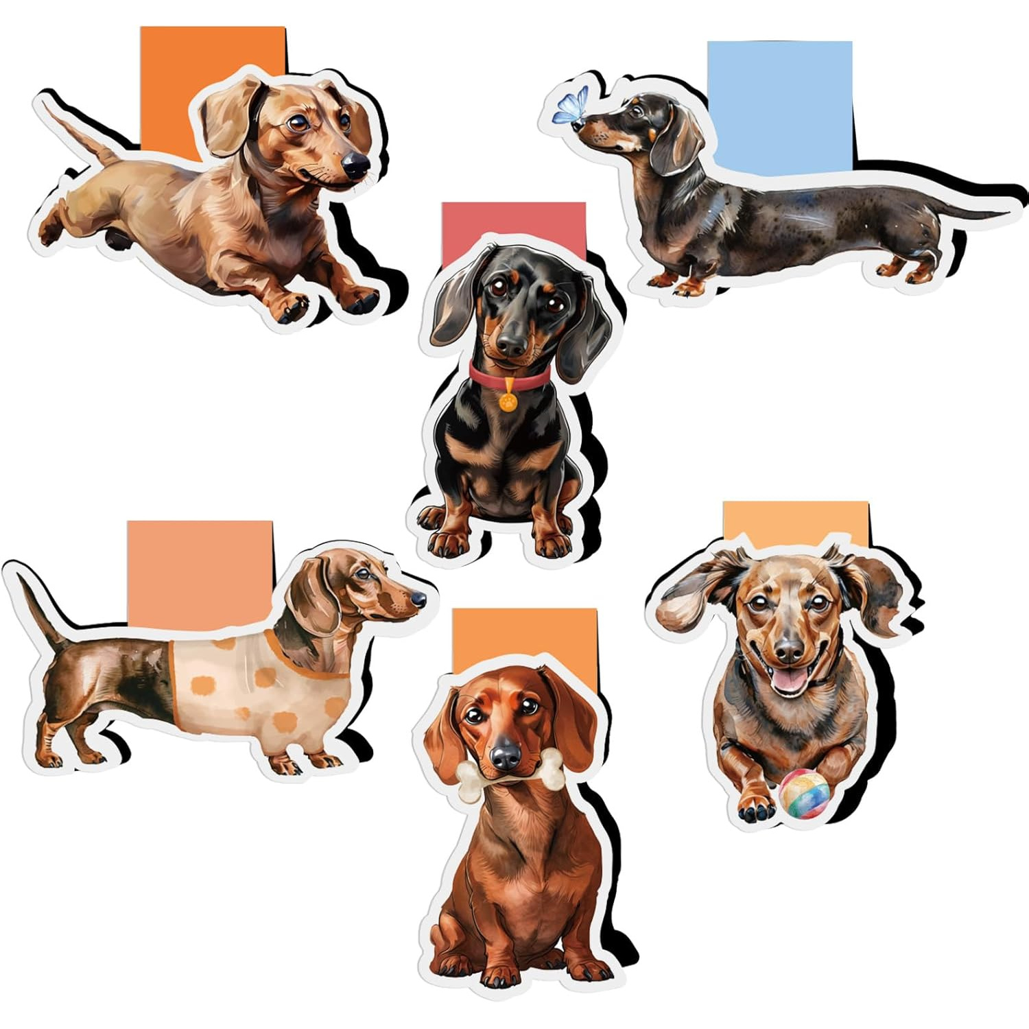 6/12 Darcy Dog Themed Waterpro - đánh giá và giá Bookmark Magnetic Clip