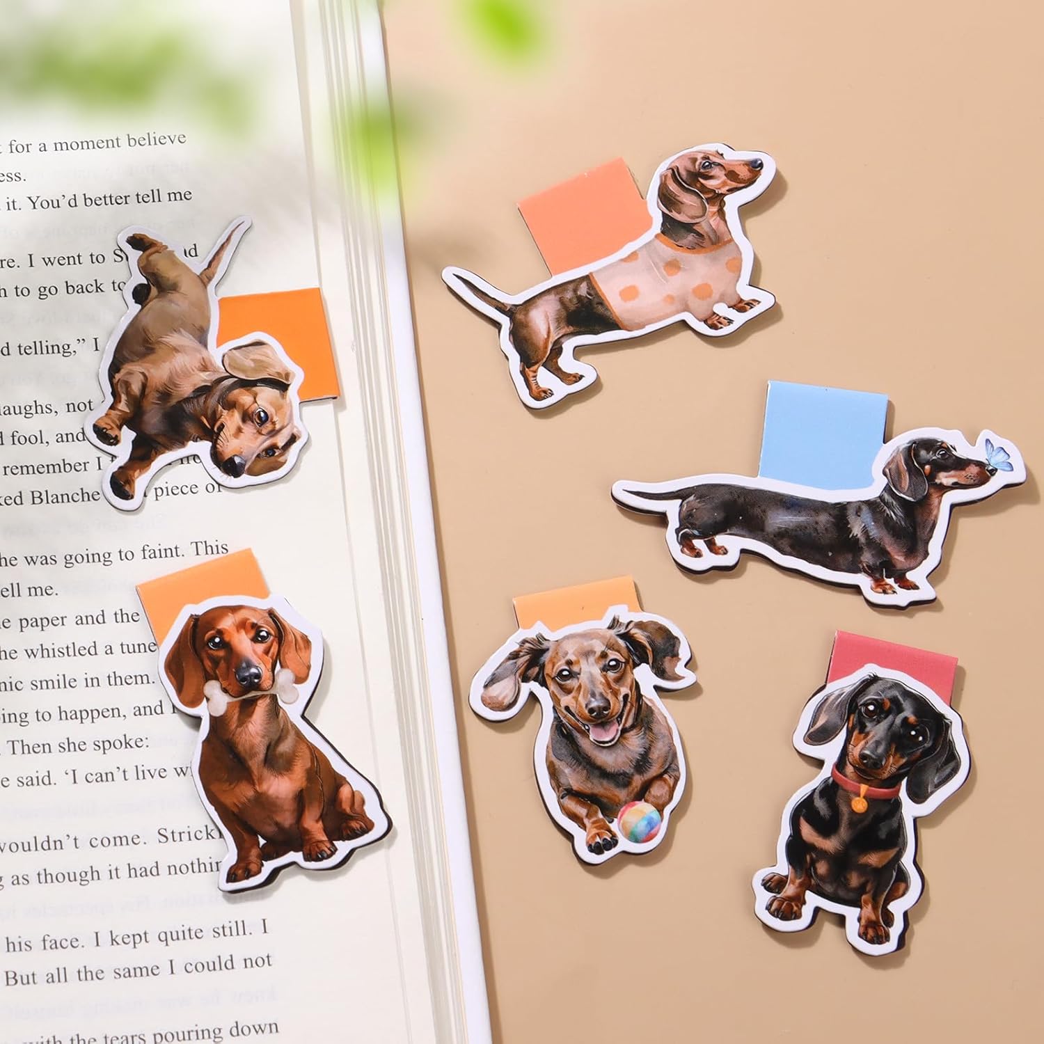 6/12 Darcy Dog Themed Waterpro - đánh giá và giá Bookmark Magnetic Clip