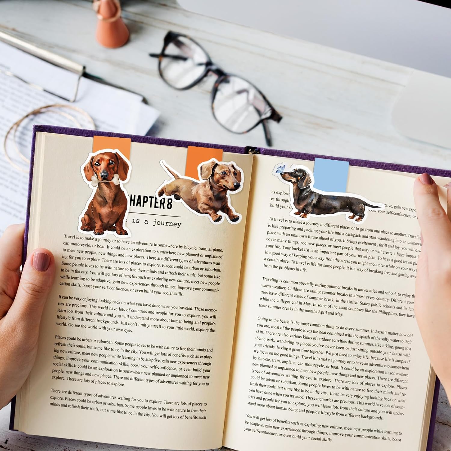 6/12 Darcy Dog Themed Waterpro - đánh giá và giá Bookmark Magnetic Clip