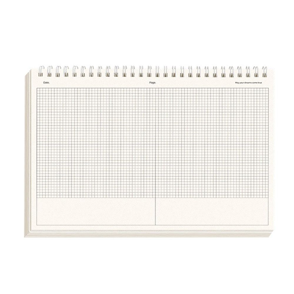 Simple Thicken Paper Coil Note - đánh giá và giá Graph Paper Pad