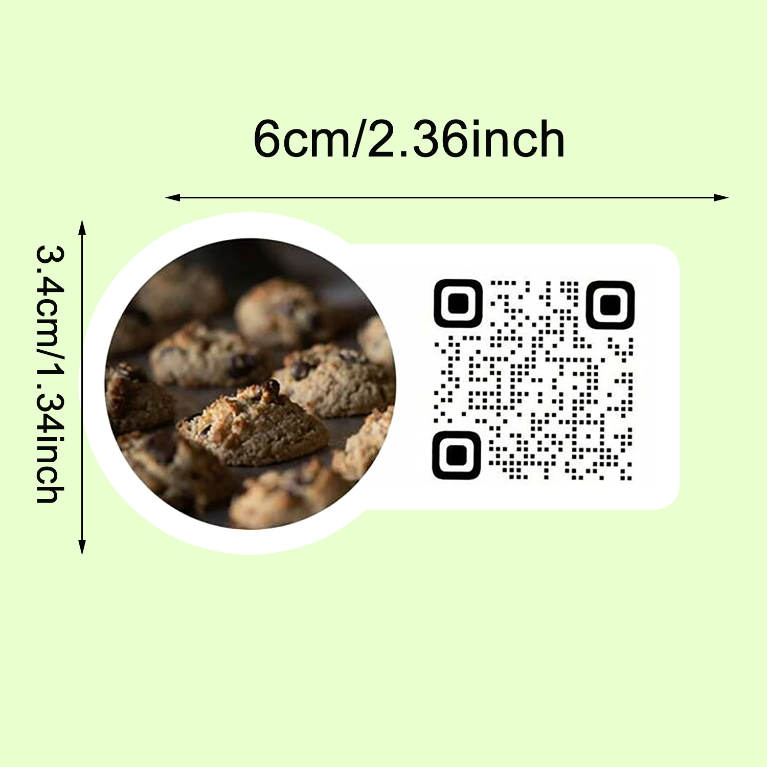 Customized QR code stickers｜Pe - đánh giá và giá Sticker Label Roll