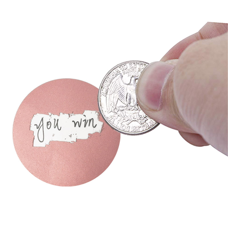 50-300pcs Round Rose Gold Scra - đánh giá và giá Label Printer Tape