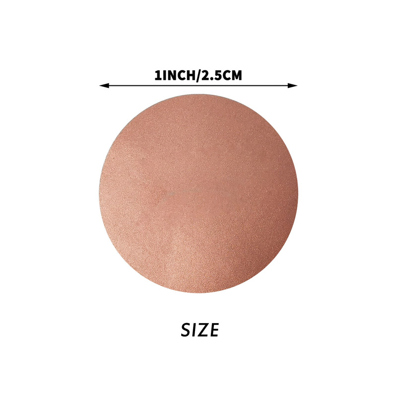 50-300pcs Round Rose Gold Scra - đánh giá và giá Label Printer Tape