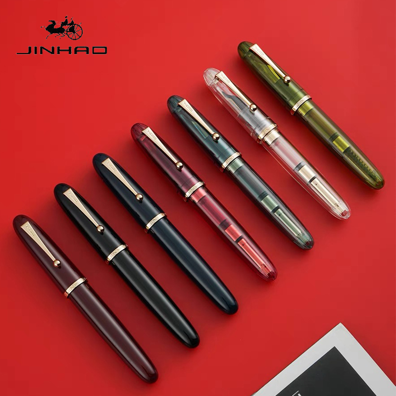 Jinhao 9019 Fountain Pen Trans - đánh giá và giá Stationery Supplies Business
