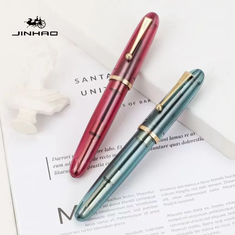Jinhao 9019 Fountain Pen Trans - đánh giá và giá Stationery Supplies Business