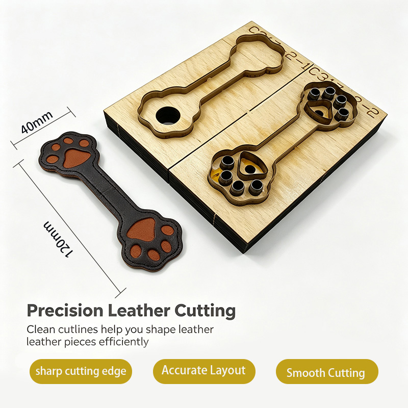 C317 Cat Claw Leather Cutting  - đánh giá và giá Bookmark Magnetic Clip