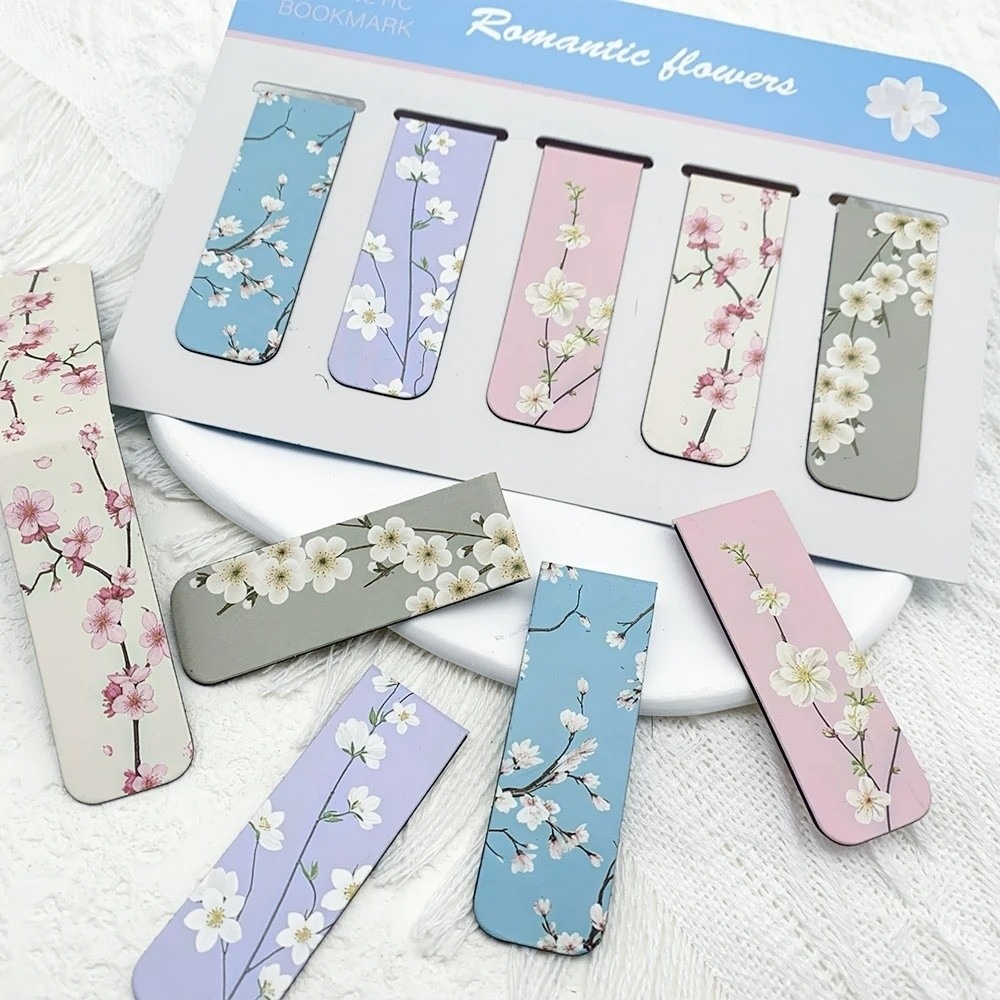 5 Pcs/Set Watercolor Design Ma - đánh giá và giá Bookmark Magnetic Clip