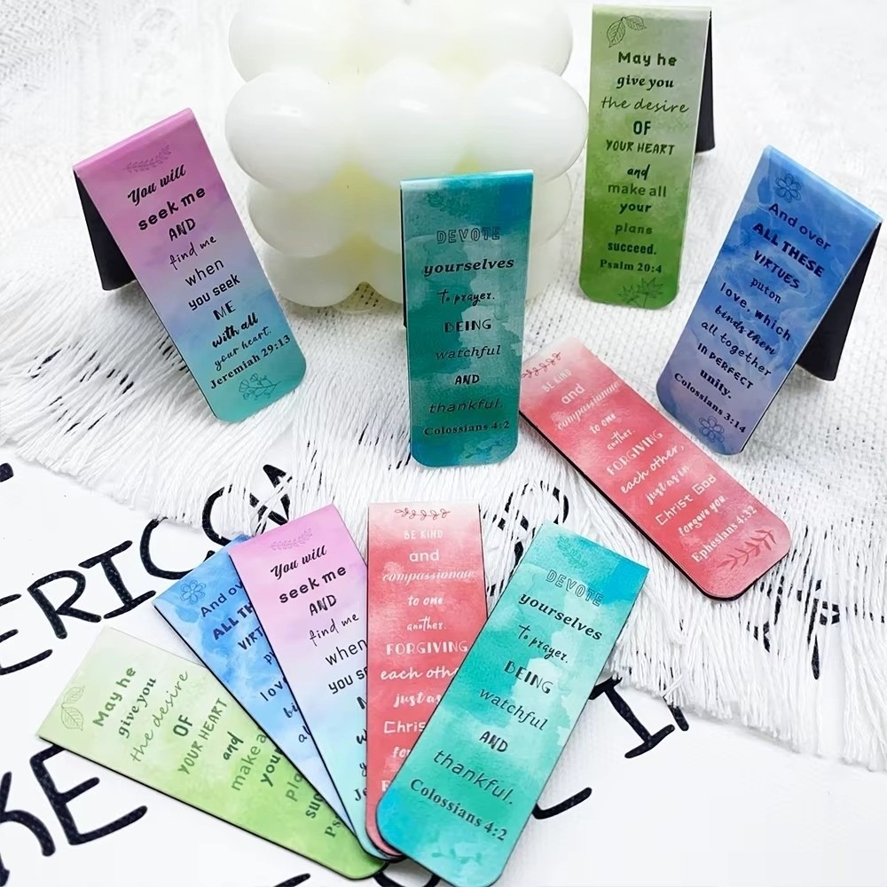 5 Pcs/Set Watercolor Design Ma - đánh giá và giá Bookmark Magnetic Clip