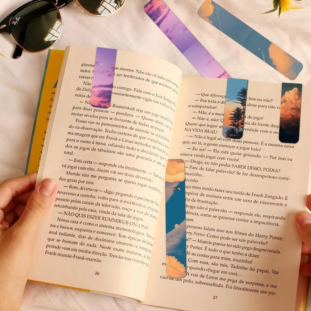 5 Pcs/Set Watercolor Design Ma - đánh giá và giá Bookmark Magnetic Clip