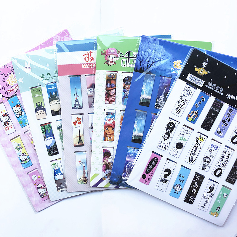 18 Cái/bộ Mèo Tháp Nam Châm Từ - đánh giá và giá Bookmark Magnetic Clip