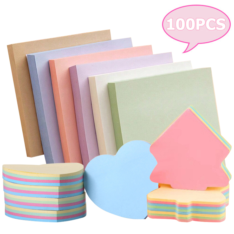 100pcs 7.6cm Sticky Notes Pape - đánh giá và giá Office Stationery Supply List
