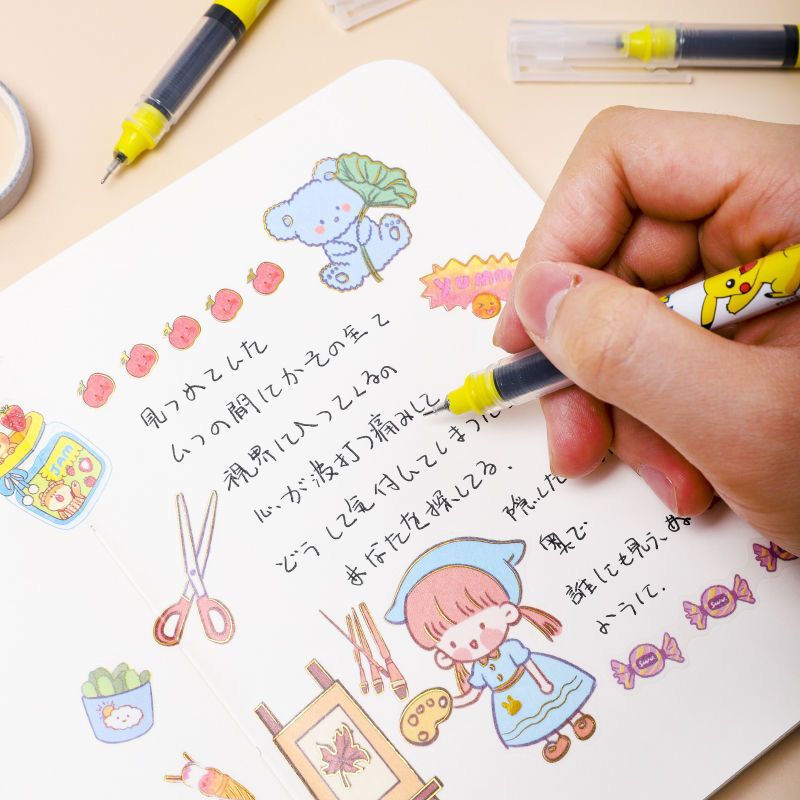 Pokémon Quick-Dry Liquid Roll- - đánh giá và giá Fountain Pen Ink