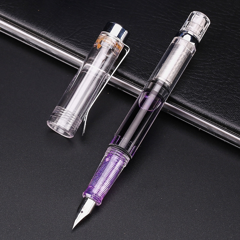 9 Colors Piston Fountain Pen E - đánh giá và giá Stationery Supplies Business