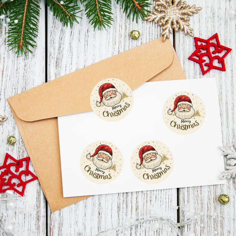 500pcs/Roll Christmas Santa Cl - đánh giá và giá Sticker Label Roll